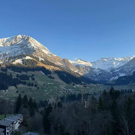 Zentrumsnahe Mit Blick Apartamento Adelboden